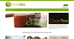 Desktop Screenshot of novel-tea.com