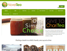 Tablet Screenshot of novel-tea.com